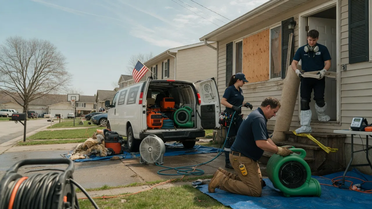 Water Damage Restoration in Herrick Center, PA near me